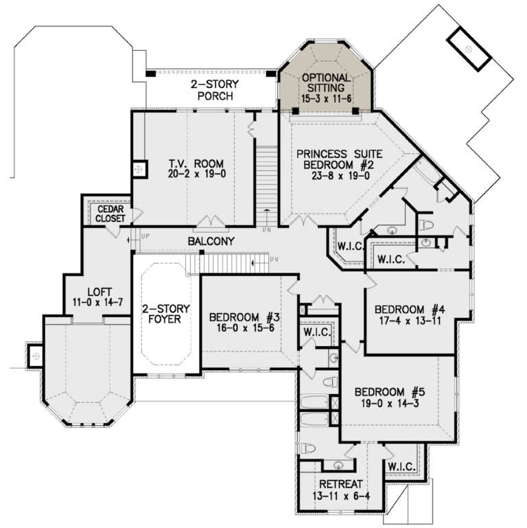 House Plan House Plan #21946 Drawing 2