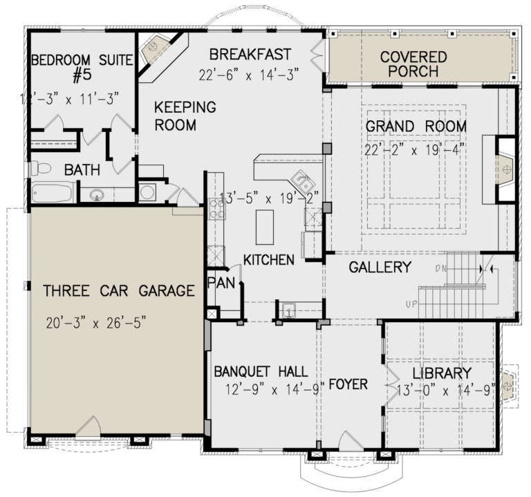 House Plan House Plan #21960 Drawing 1