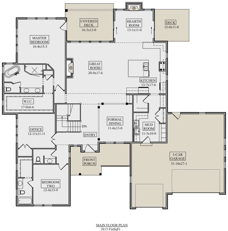House Plan House Plan #22072 Drawing 1