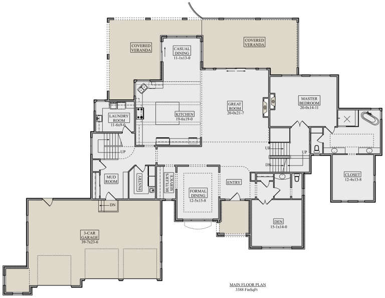 House Plan House Plan #22079 Drawing 1