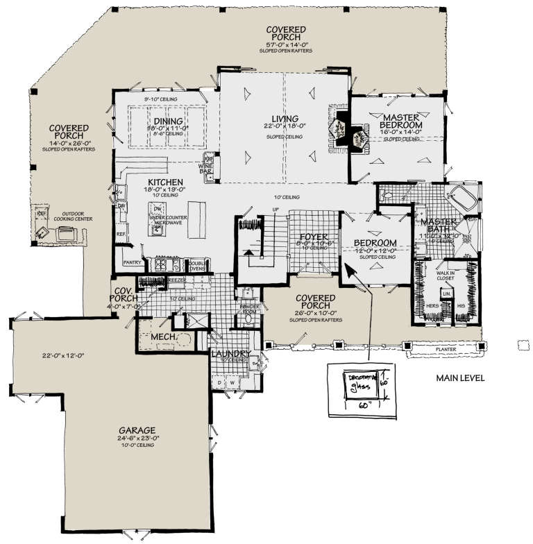 House Plan House Plan #22198 Drawing 1