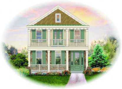 Traditional House Plan #053-00113 Elevation Photo