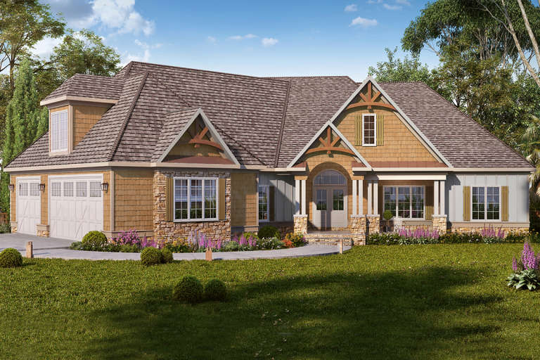 House Plan House Plan #22373 Front Elevation 