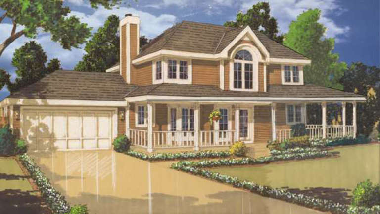 House Plan House Plan #225 Front Elevation