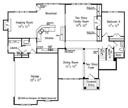 Main Floor  for House Plan #8594-00301