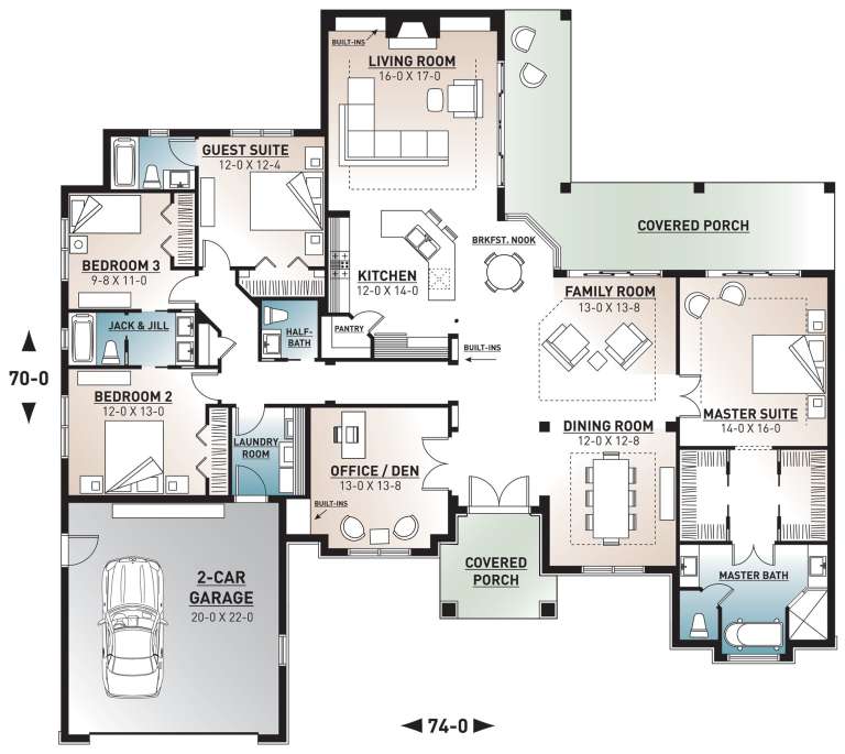 House Plan House Plan #22562 Drawing 1