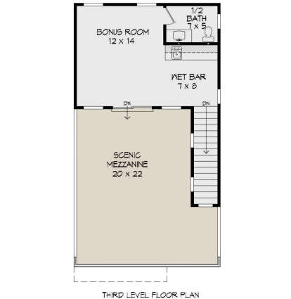 Third Floor for House Plan #940-00165