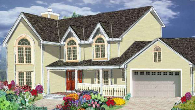 House Plan House Plan #229 Front Elevation