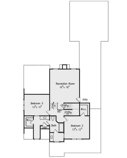 Second Floor for House Plan #8594-00304