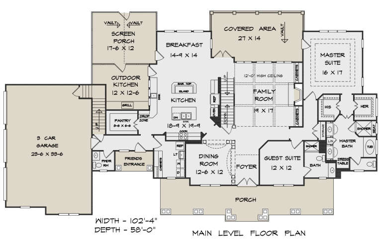 House Plan House Plan #23262 Drawing 1