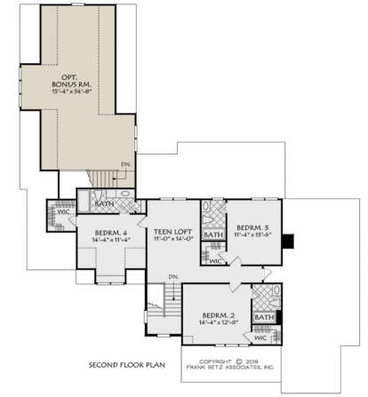 Second Floor for House Plan #8594-00316