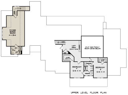 Second Floor for House Plan #6082-00172
