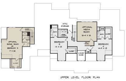 Second Floor for House Plan #6082-00173