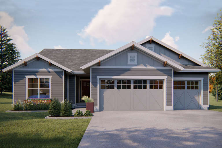 House Plan House Plan #23458 Front Elevation 