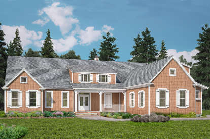 Country House Plan #699-00247 Elevation Photo