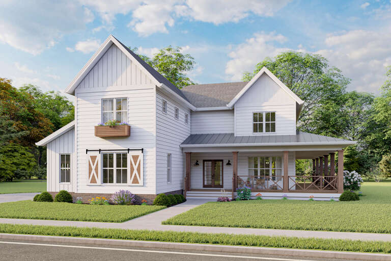 House Plan House Plan #23513 Front Elevation 