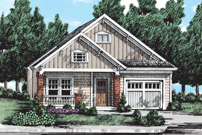 House Plan House Plan #23522 Front Elevation 