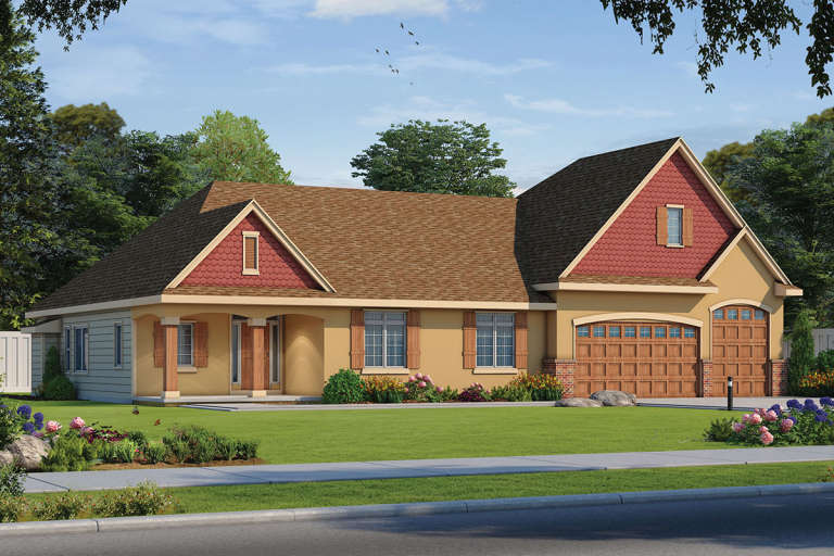 House Plan House Plan #23524 Front Elevation 