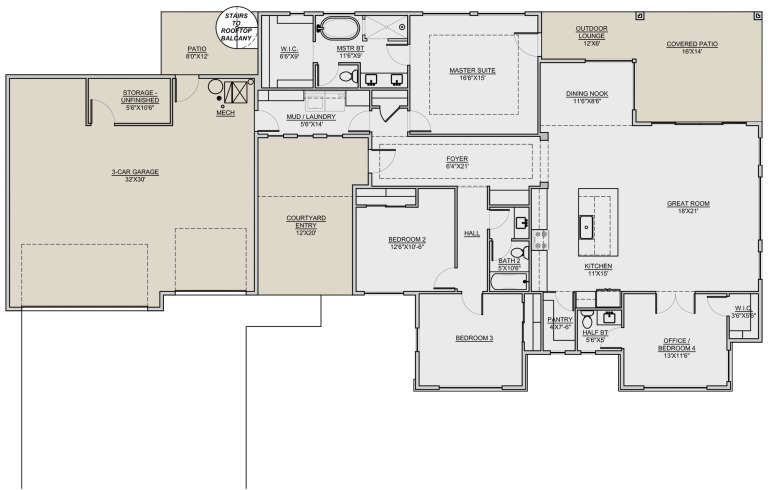 House Plan House Plan #23560 Drawing 1