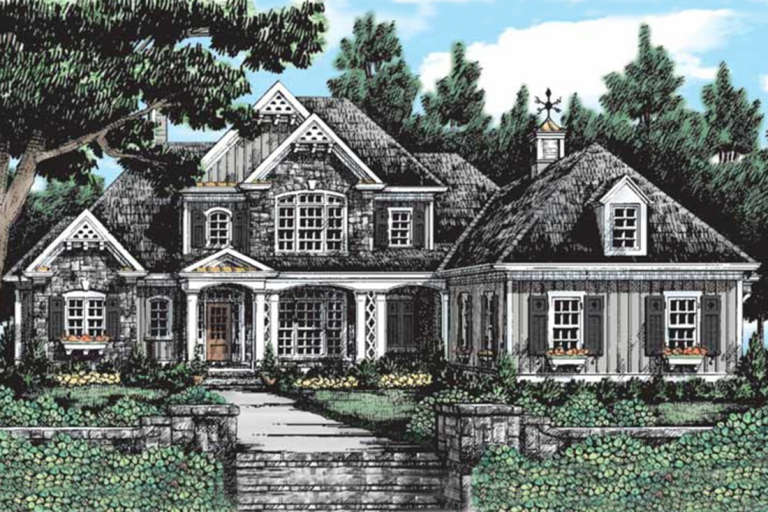House Plan House Plan #23561 Front Elevation 