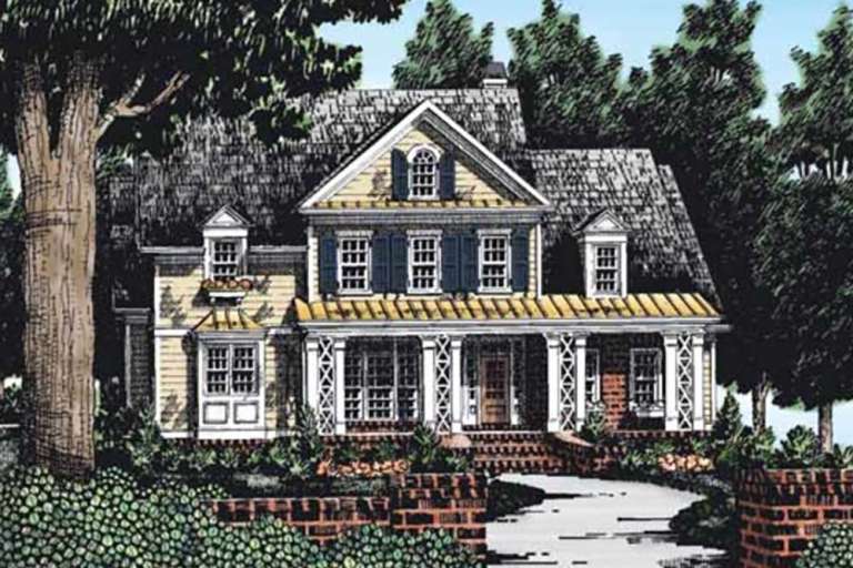 House Plan House Plan #23573 Front Elevation 