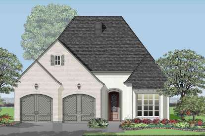 French Country House Plan #7516-00023 Elevation Photo