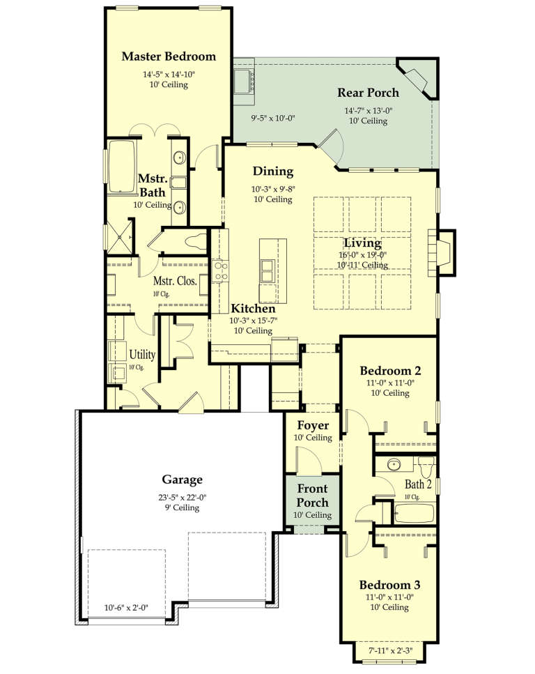 House Plan House Plan #23606 Drawing 1