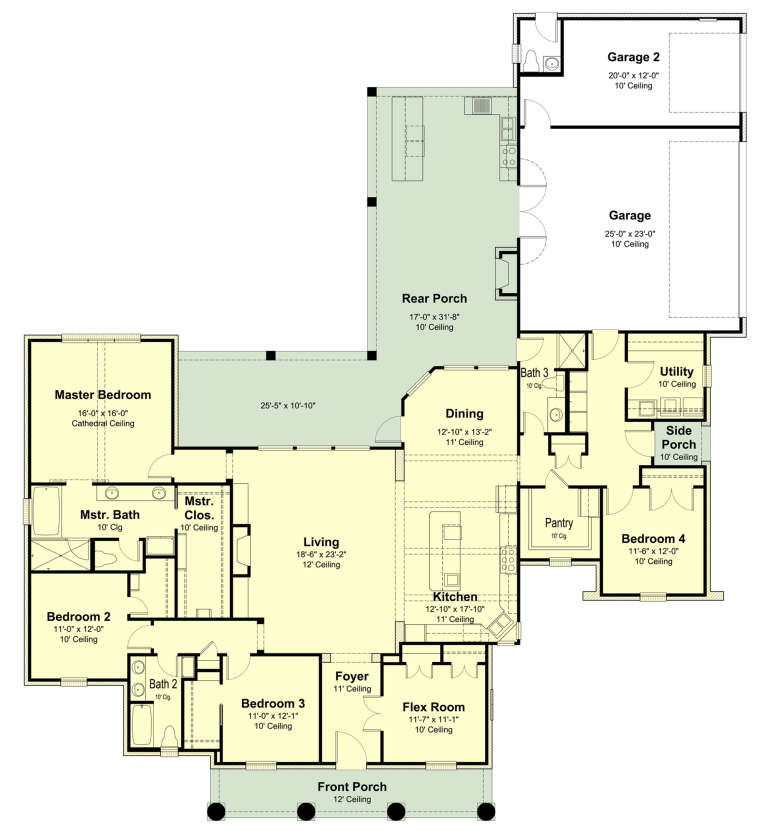 House Plan House Plan #23617 Drawing 1
