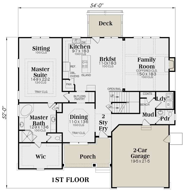 House Plan House Plan #23624 Drawing 1