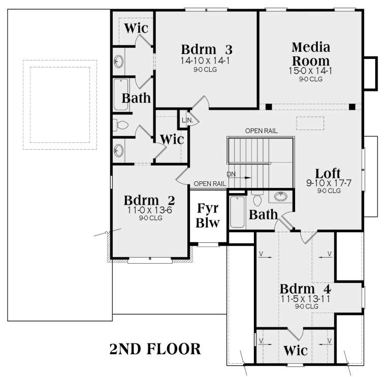 House Plan House Plan #23624 Drawing 2