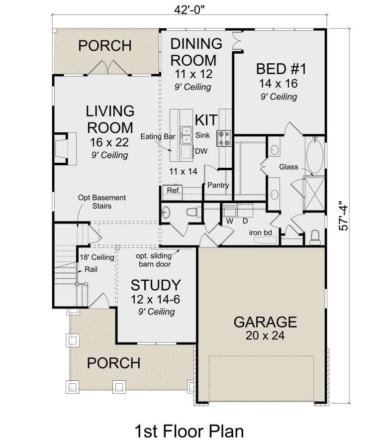 House Plan House Plan #23642 Drawing 1