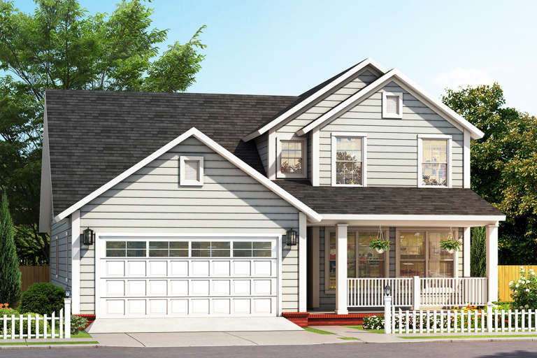 House Plan House Plan #23649 Front Elevation 