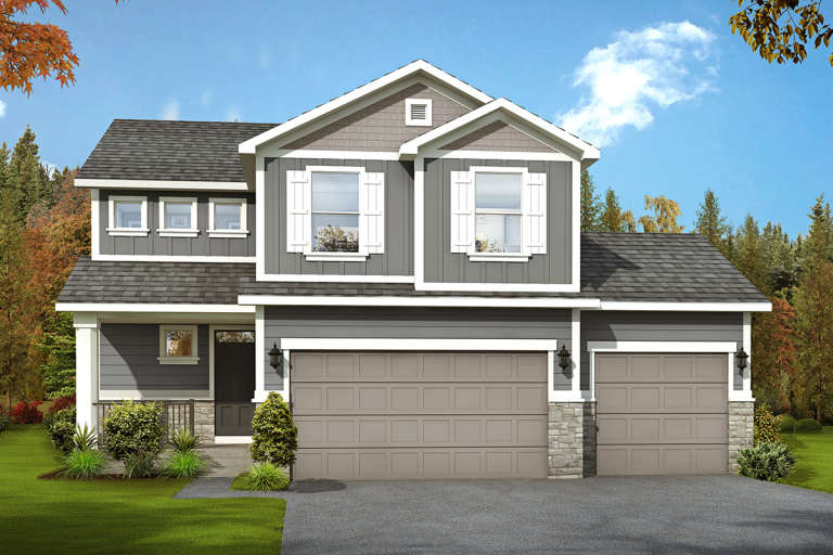 House Plan House Plan #23677 Front Elevation 