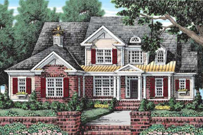 Country House Plan #8594-00374 Elevation Photo