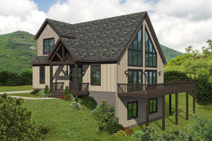 Mountain House Plan #940-00180 Elevation Photo