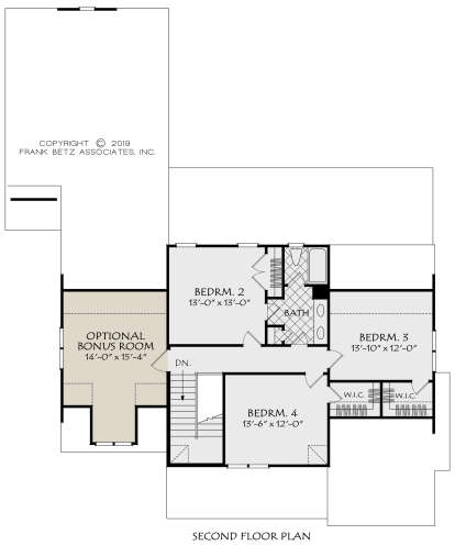 Second Floor for House Plan #8594-00415