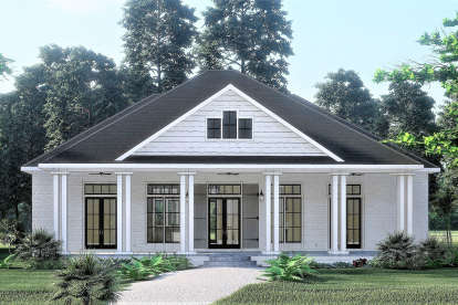 Country House Plan #1776-00099 Elevation Photo