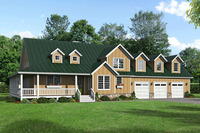 House Plan House Plan #23854 Front Elevation 