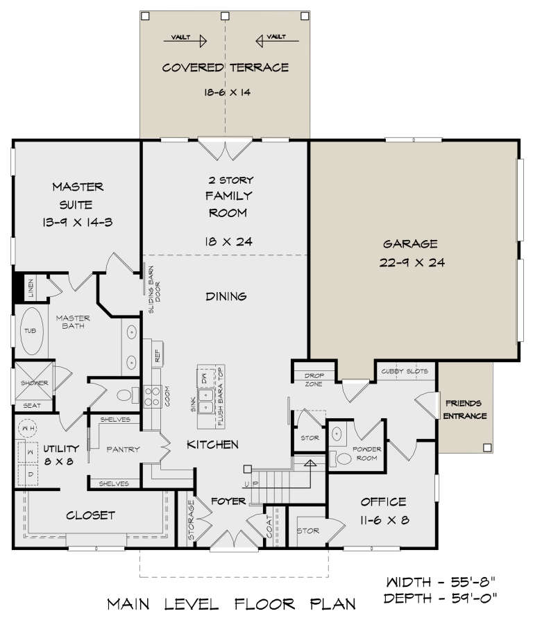 House Plan House Plan #23872 Drawing 1