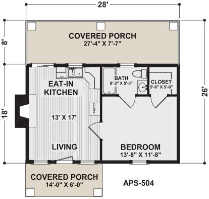 Main Floor for House Plan #036-00261