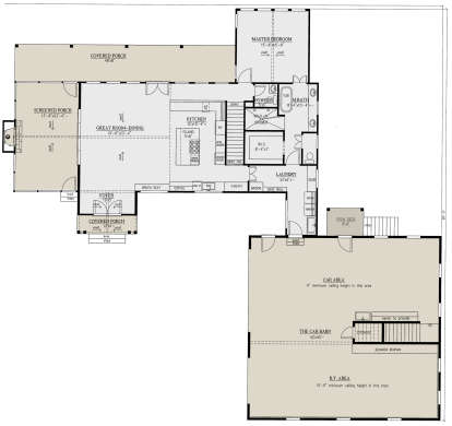 Main Floor for House Plan #286-00094