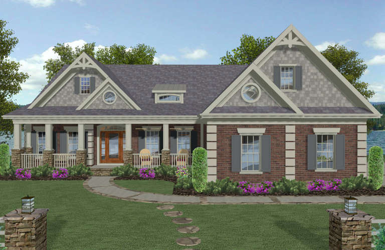 House Plan House Plan #23881 Front Elevation 