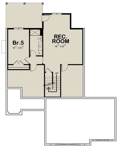 Basement for House Plan #402-01606