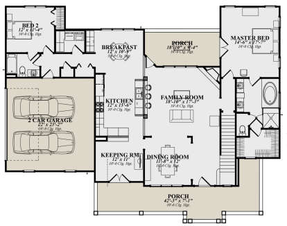 Main Floor for House Plan #1070-00289