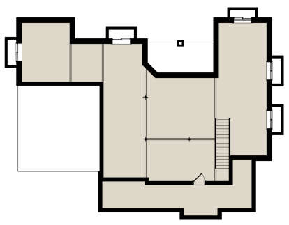 Basement for House Plan #1070-00289