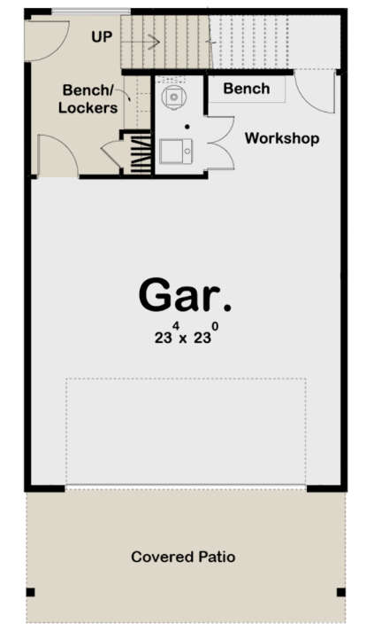 Garage Floor for House Plan #963-00355