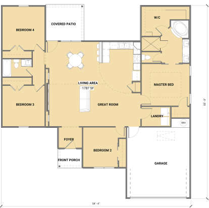 Main Floor for House Plan #881-00008