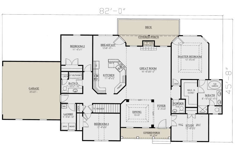 House Plan House Plan #23949 Drawing 1