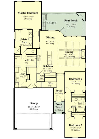 Main Floor for House Plan #7516-00042