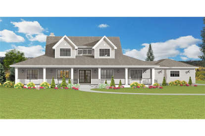 Farmhouse House Plan #3125-00027 Elevation Photo